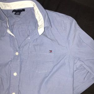 XS Tommy Hilfiger long sleeve button down shirt